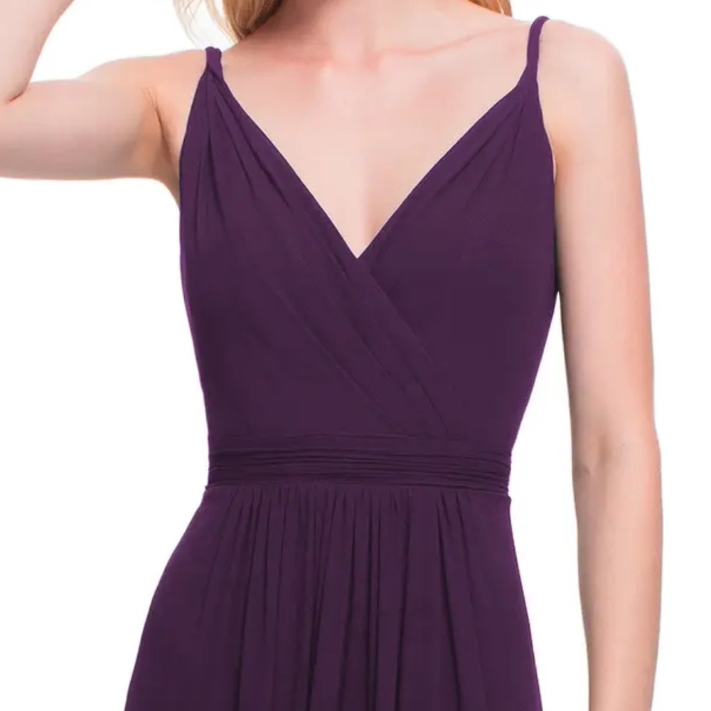 #levkoff BILL LEVKOFF Surplice Neck Chiffon A-Line Gown ❤️IN STORES❤️ - Picture 3 of 3